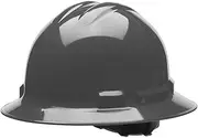 Cordova H34R10 Hard Hat, Full-Brim Style, 4-Point Ratchet Suspension, Class E and G, OSHA Work-Compliant, Protection for Construction, Remodelling, Dove Gray