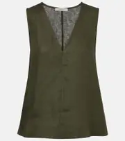 [Asceno] Asceno Manta linen top AU 14 green