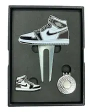 Air Jordan One Golf Divot Tool & Attachable Ball Marker Gift Box - Brown/Black/W