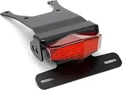 License Plate Tail Light Holder For CRF250L For Rally 13-20 For CRF250RL Motorcycle Tail Tidy Fender Eliminator License Plate Holder LED Flasher Brake Light(Red lens)