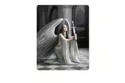 Anne Stokes The Blessing Polar Fleece Throw