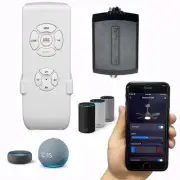 Universal Smart WiFi Ceiling Fan Remote Control Kit, Compatible with Alexa, G...