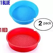 Set of 2, 9-Inch Round Cake Pan silicon cake molds for baking 9-inch Baking Cake