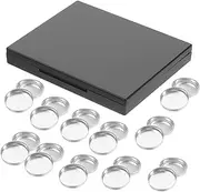 KAILIKETIY 1 Set Compact Empty Eyeshadow Palette Case with Mirror Color Refillable Cosmetic Container for Travel Durable and Versatile Makeup Storage