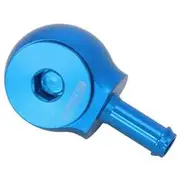 Aeroflow Slimline -10Orb to 1/2" Barb 90 Deg Tight Radius Blue - AF959-08-10