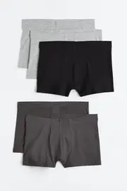 5-pack cotton short trunks