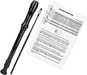 ULDIGI 8 Key Recorder Instrument Traditional Flute with Cleaning Rod for Beginners Music Enthusiasts for Classroom Stage and Band Use