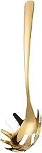 Pasta Spoon with Teeth, Noodle Spoon Spaghetti Server, Stainless Steel Pasta Colander, Spaghetti Strainer Pasta Server, Strainer-Style Pasta Spoon for Serving and Draining