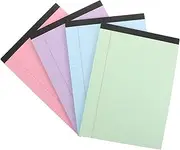 Uonlytech 4pcs Note Legal Pads: 11.7 X 8.5 Inch Paper Writing Pads - Wide Ruled Lined Notebook A4 - Work Supplies for Office School Classroom College