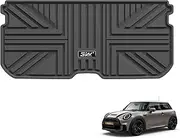 3W Boot Liner Fit for 2014-2024 Mini Hatch F56/Mini Cooper 3 Doors, All Weather Dog Friendly TPE Trunk Mars Custom Fit Mini Cooper & Hatch 3 Doors F56,Waterproof Easy Clean Heavy Duty Car Accessories