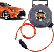 Outdoor Air Hose Roubs Wall Mounted Retractable Air Hose Wall | Slow Return System Outdoor Hose Ruble, UV Resistance Resembling Air Compressor Swivel Bobble