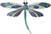[Generic] Cute Dragonfly Brooch - Enamel Rhinestone Dragonfly Brooch, Dragonfly Pin, Rhinestone DragonFly Pins Dragonfly Charm, Dragonfly Charm Dragon Fly Pins, Dragonfly Jewelry, Animal Brooch Pins