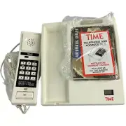 Telephone with rolodex Telephone and address file Vintage Time Magazine NOS