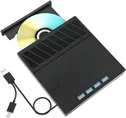 USB 3.0 Type-C Multiplication External Blu-Ray Optical Drive CD/DVD/BD -/+RW Player Burner Writer Reader for Laptop PC