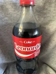 Share A Coke with Leonardo 2025 Personalized Gift Coca Cola Bottle 20oz