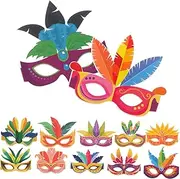 TOGEVAL Festival Glasses 12 Pack Carnival Party Glasses Photo Booth Accessory Props