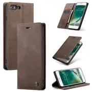 CaseMe iPhone 7 Plus 8 Plus Classic Folio Case Cover Apple iPhone 7+8+ [Coffee]