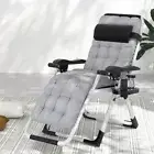 Folding Zero Gravity Recliner Chair Patio Sun Lounge with Utility Tray
