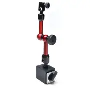 ® 3-Joint Red Adjustable Magnetic Base Holder for Digital Dial Indicator