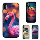 For iPhone XS 11 12 13 14 15 16 Pro Max pink flamingo details Anti scratch Cover