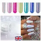 FAIRY DUST MAGIC GLITTER POWDER FROSTING SUGAR NAIL EFFECT ULTRA FINE WHITE 5g