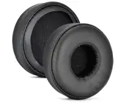 Soft Leather Earpads for WH-CH500 / WH-CH510 Earphone Memory Foam Earcups Easily Replaced Ear Cushion - Black
