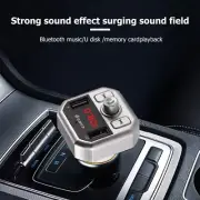 CARB9 Hands Free Bluetooth Car Kit FM Transmitter Car Charger USB Music Player