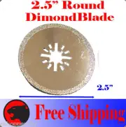 2.5" Diamond Cut Oscillating MultiTool Blade For Grout remover