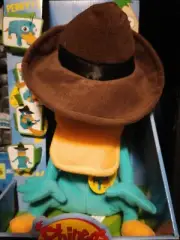 Pacific JAKKS Plush Stuffed Toy TRANSFORMING PERRY