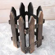4 Pcs Mini Barrier Fence Decorations Picket Miniature Figure