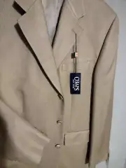 Chap's Men's 100% SILK Blazer Brown 40 R NEW Retails $200