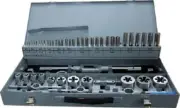 RS Pro TAP & DIE SET 54-Pieces M3-M20 High Speed Steel, Metal Case