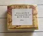 Unscented Oatmeal Goat-Milk Soap 4.8oz Bar Non GMO Made In USA