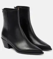 [Gianvito Rossi] Gianvito Rossi Kinney leather ankle boots AU 4 black