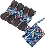 Healeved Women's Sanitary Napkins Bamboo Mat Reusable Washable Pads Leak-proof Sanitary Pad Set