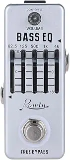 Effect Pedal, Bass Guitar Equalizer Effect Pedal 5-Band EQ Aluminum Alloy Body True Bypass