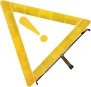 PLAFOPE Safety Sign Reflective Warning Triangle for Car Road Safety Reflectors for Driveway