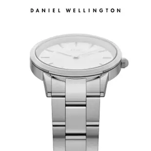 【Daniel Wellington】DW 手錶 Iconic Link 28mm/32mm精鋼錶 耀目亮銀(DW00100207)