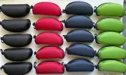 Sunglasses Eyeglasses Hard Case Colors Clam Shell Zipper With Hook