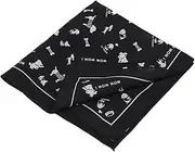 [MOBUTOFU] Bandanas for Women Men Fashionable Printed Headscarf Cotton Fabric Headband Multi-purpose