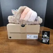 Womens UGG Fluff Yeah Slide in Beachwood Multi - Size 8 1122990 NEW