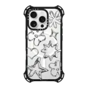 iPhone 16 Pro Bounce Case MagSafe Compatible Chrome Doodles