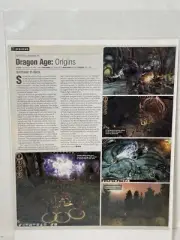 Dragon Age Origins video game Preview Magazine print ad wall art