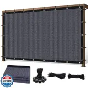 Sunocity 10'X 20' 90% Sun Shade Cloth Outdoor Patio Pewter Grey Pergola Shade