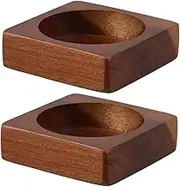OHPHCALL Grinder Set Wooden Base Tray Holder Rustic Kitchen Decor Multipurpose Storage