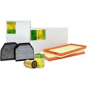 Mann Oil Air Carbon Cabin Filter Service Kit For Mercedes R230 SL63 AMG 6.3 V8