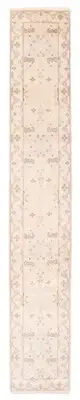 Vintage Hand-knotted Runner Rug 2'7" x 13'6" Traditional Wool Carpet