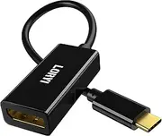 USB C to Displayport Adapter 4K@60Hz, USB Type C to Display Port Cable Converter Compatible with Thunderbolt 3/4, iPhone 15 Pro Max, MacBook Pro, Dell XPS, S23/S24 and More