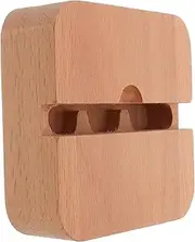 LIGIGWASH Wooden Mobile Phone Speaker Amplifier Stand Desktop Mobile Phone Holder with Acoustic Sound Amplification for