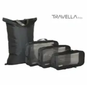 4pcs set Australian Charcoal Clothes Travel Home organiser packing cube storage